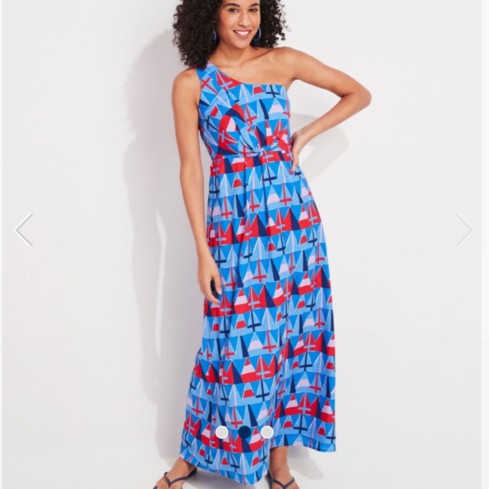 ⚓️🆕Vineyard Vines One Shoulder Dress, 10⚓️ - Picture 8 of 14